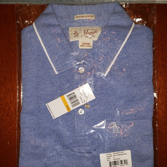 ORIGINAL PENGUIN BIRDSEYE POLO - Picture 4 of 4